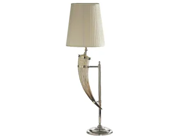 ECLECTIC HORN 03 - Brass table lamp _ Il Bronzetto